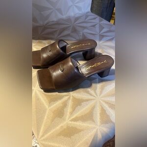 NWT AND BOX MADE IN ITALY VITTORIO VIRGILI Brown Leather Shoes